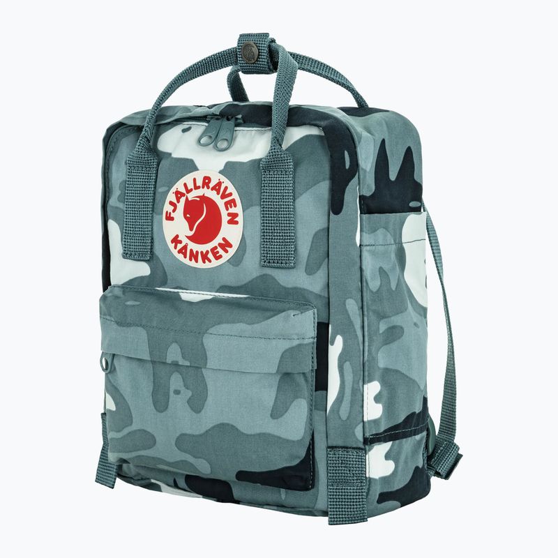 Városi hátizsák Fjällräven Kanken Graphics Mini 7 l nimbus blue/hidden animals 2