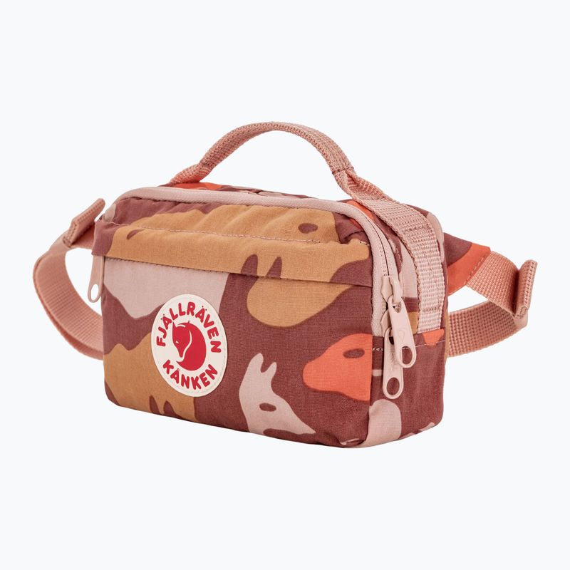 Övtáska Fjällräven Kanken Graphics Hip Pack chalk rose/hidden animals 2