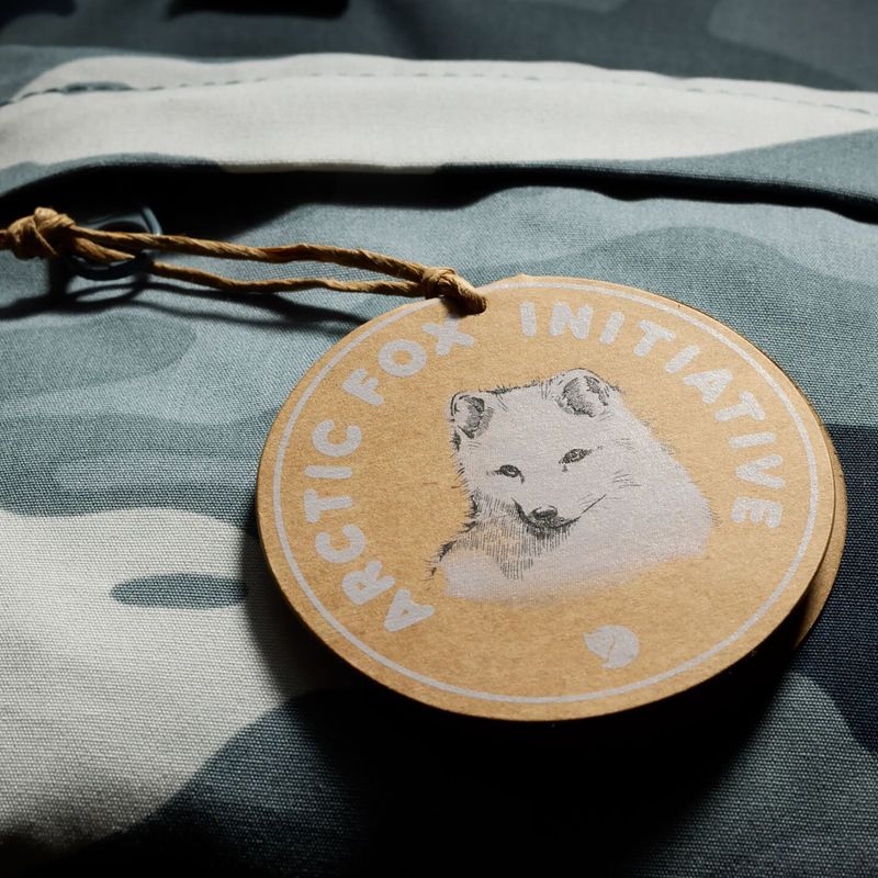 Övtáska Fjällräven Kanken Graphics Hip Pack nimbus blue/hidden animals 4