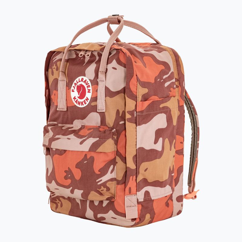 Városi hátizsák Fjällräven Kanken Graphics Laptop 15" 18 l chalkrose/hidden animals 2
