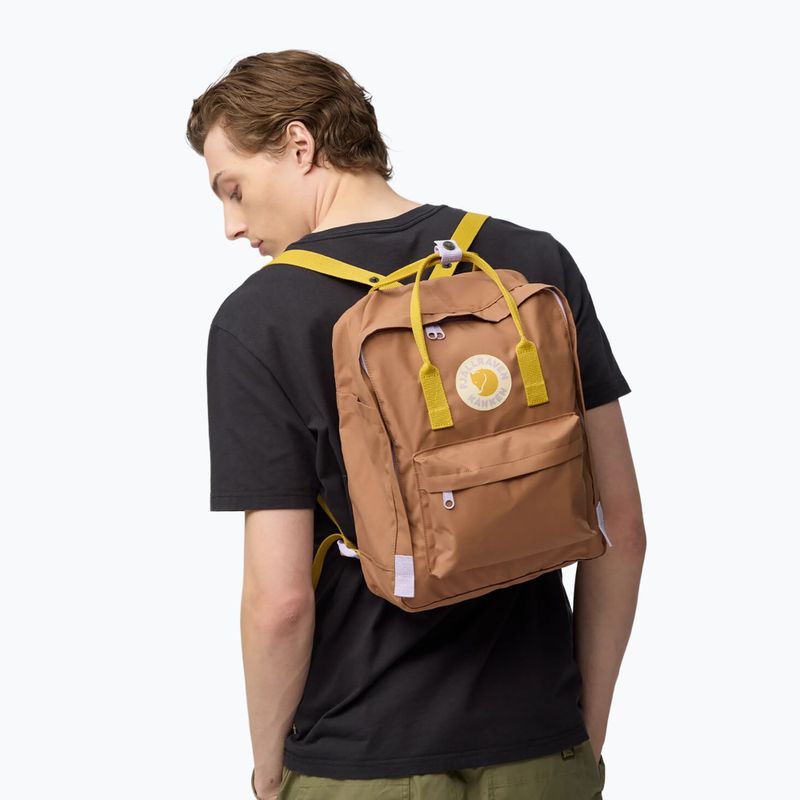Városi hátizsák Fjällräven Kånken Concept 16 l khaki dust/kantarell 5