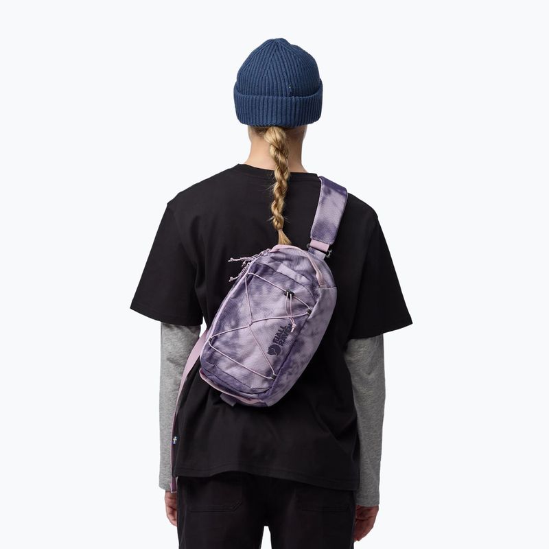 Egyvállas városi hátizsák Fjällräven Skule Graphics Sling 6 l pastel lavender/shade 4