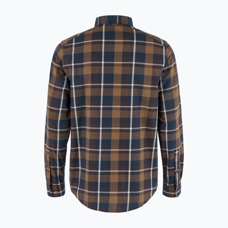 Férfi ing Fjällräven Fjällglim Regular wood brown/black oak 2