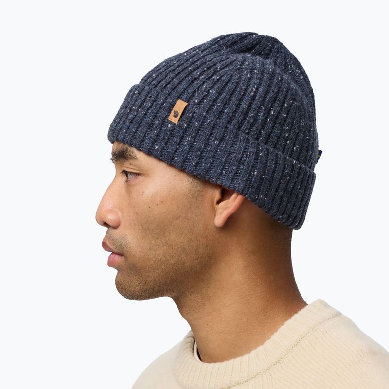 Téli sapka Fjällräven Ovik Neps Beanie dark navy 5