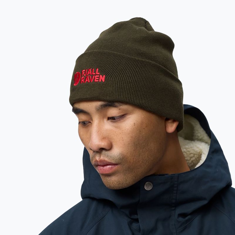 Téli sapka Fjällräven Vardag Beanie deep forest 5