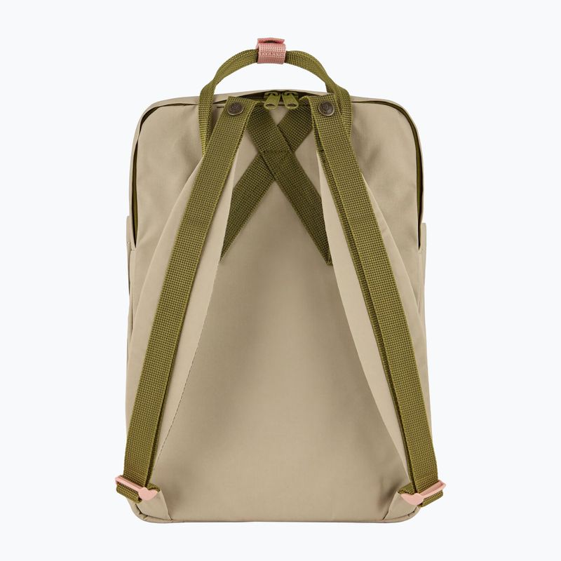 Városi hátizsák Fjällräven Kanken Koncept Laptop 15" 18 l fossil/foliage green 3