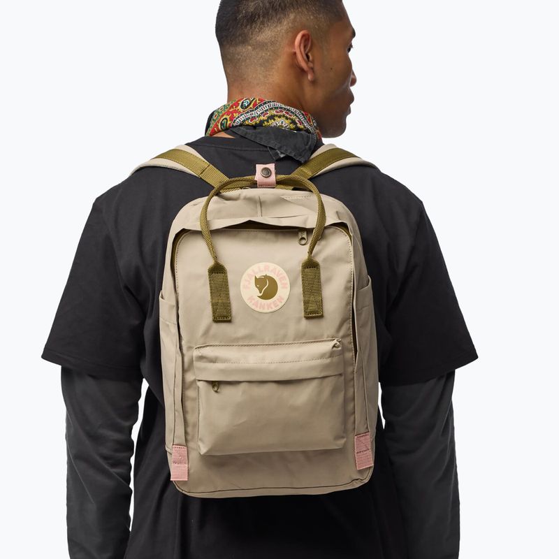Városi hátizsák Fjällräven Kanken Koncept Laptop 15" 18 l fossil/foliage green 5