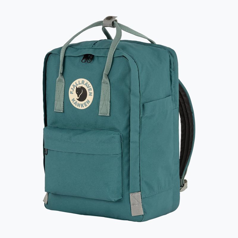 Városi hátizsák Fjällräven Kanken Koncept Laptop 15" 18 l teal/frost green 2