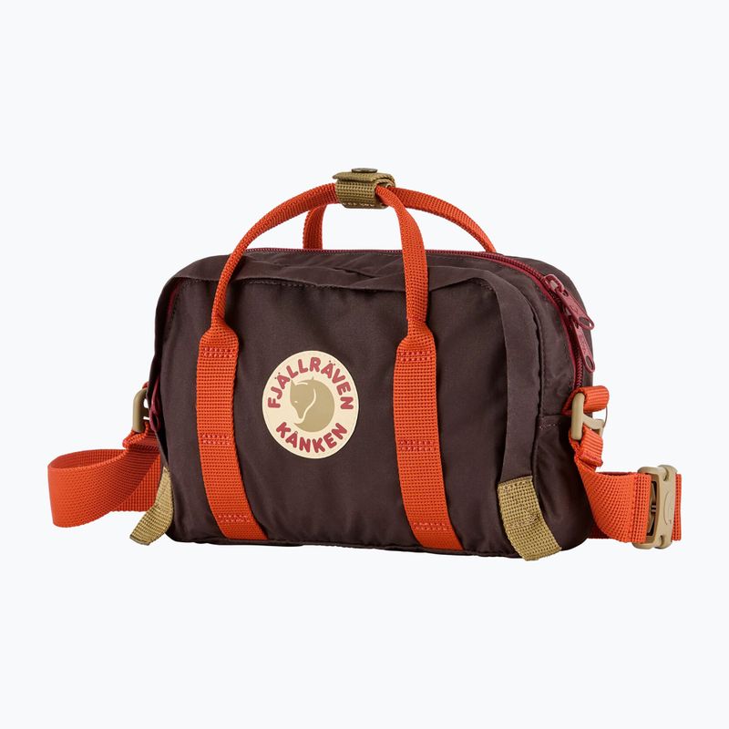 Övtáska Fjällräven Kanken Koncept 4 l black oak/rowan red 2