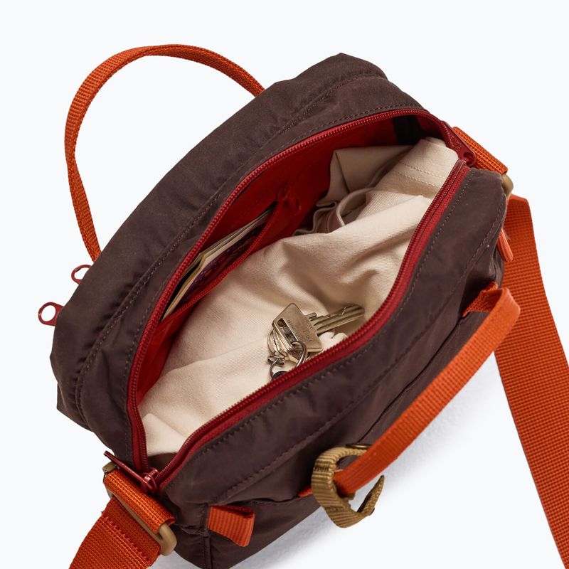 Övtáska Fjällräven Kanken Koncept 4 l black oak/rowan red 4