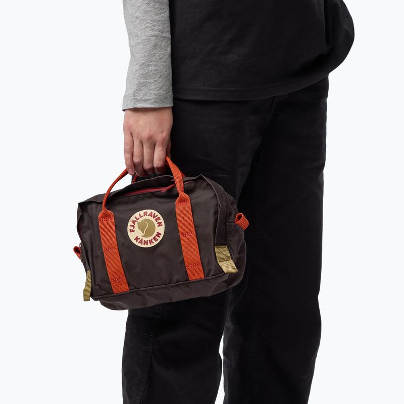 Övtáska Fjällräven Kanken Koncept 4 l black oak/rowan red 6