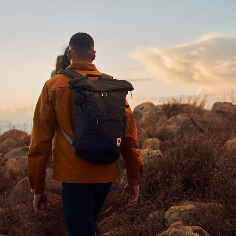 Túrahátizsák Fjällräven High Coast Foldsack 24 l black oak 4