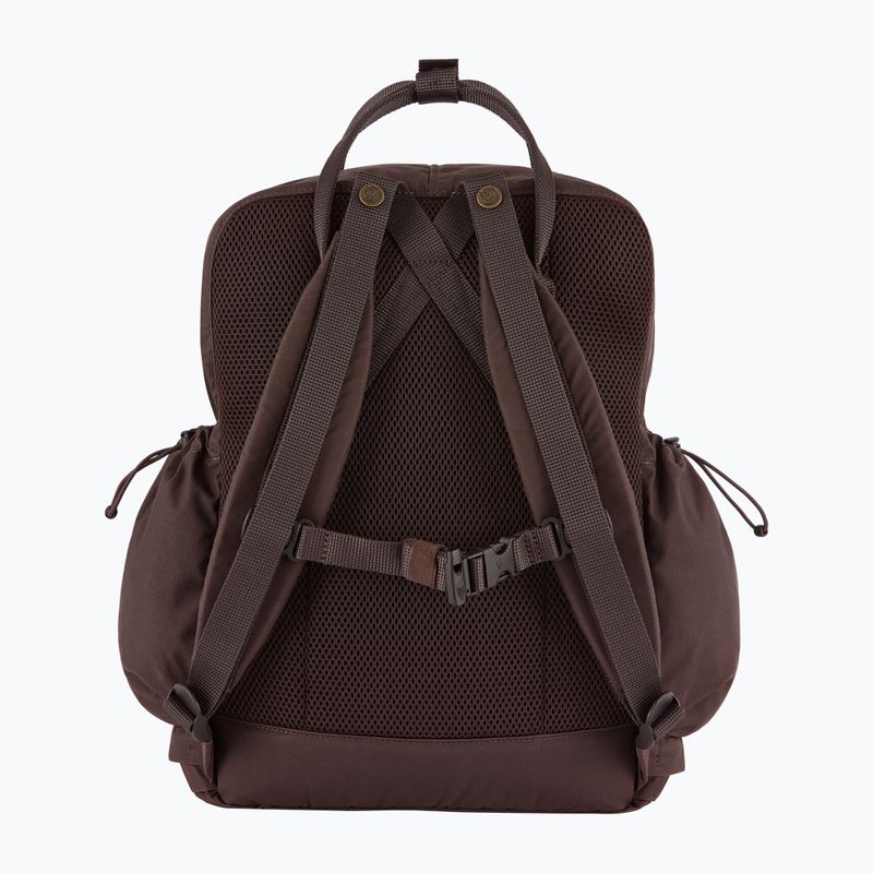 Városi hátizsák Fjällräven Kånken Outlong 18 l black oak 3