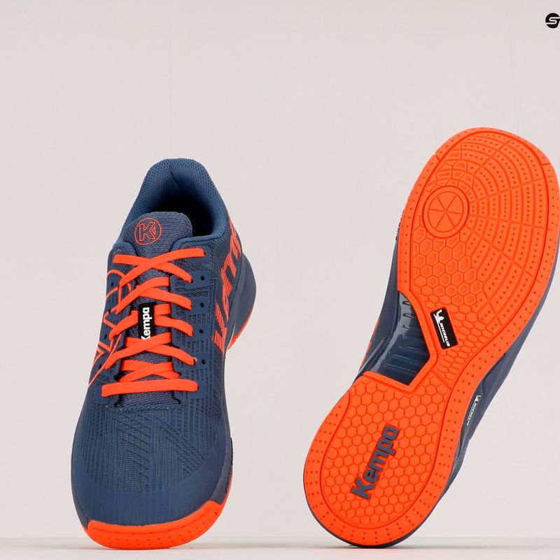 Kempa Attack Two 2.0 férfi kézilabda cipő szürke/piros 200863001 10