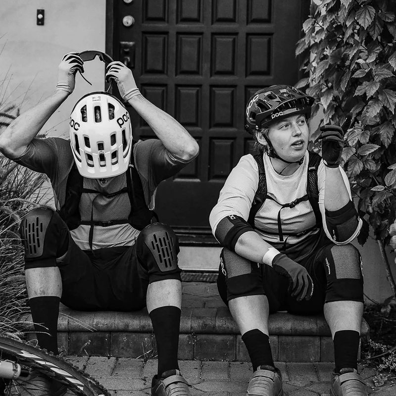 Kerékpáros sisak POC Tectal Race SPIN hydrogen white/uranium black 6