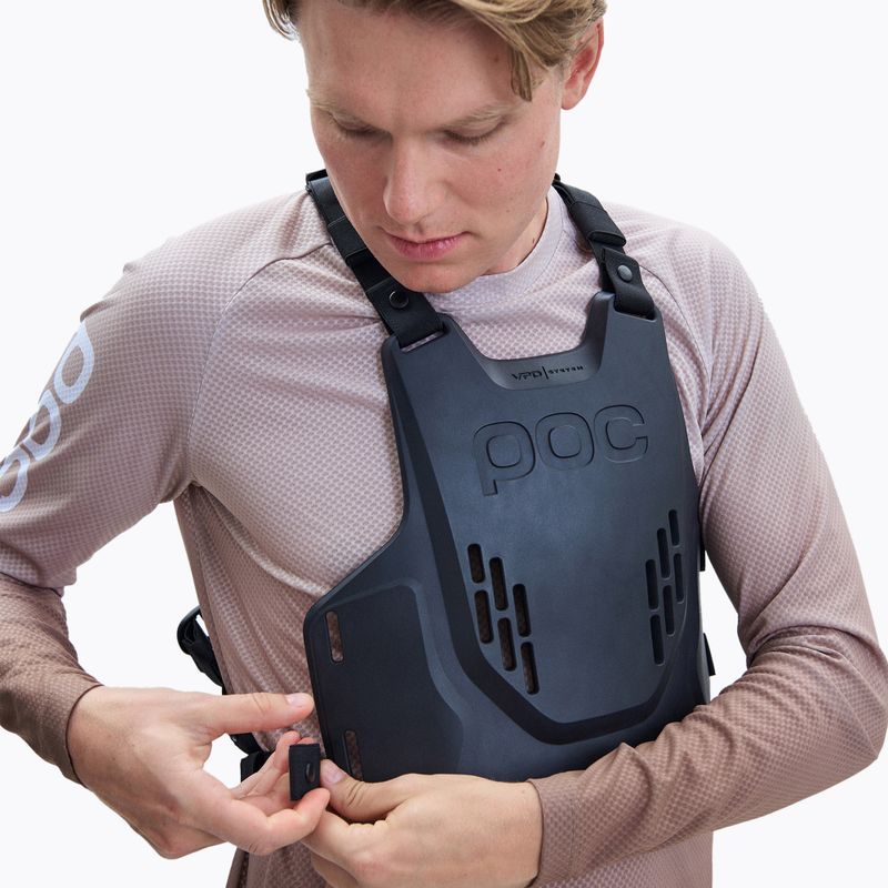 Kerékpáros puffer POC VPD System Torso uranium black 7