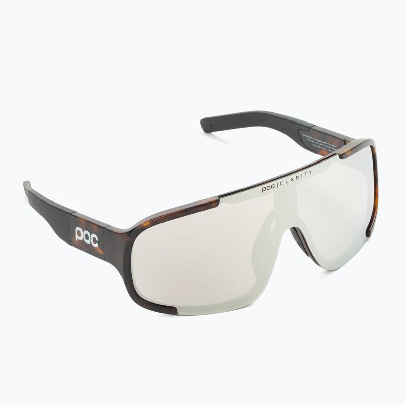 Kerékpáros szemüveg POC Aspire tortoise brown/violet/silver mirror