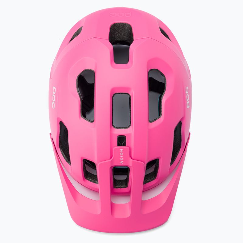 Kerékpáros sisak POC Axion SPIN actinium pink matt 6