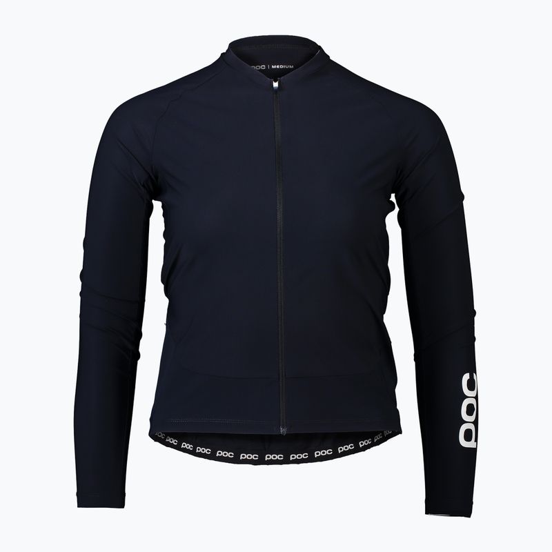 Női kerékpáros hosszú ujjú POC Essential Road navy black