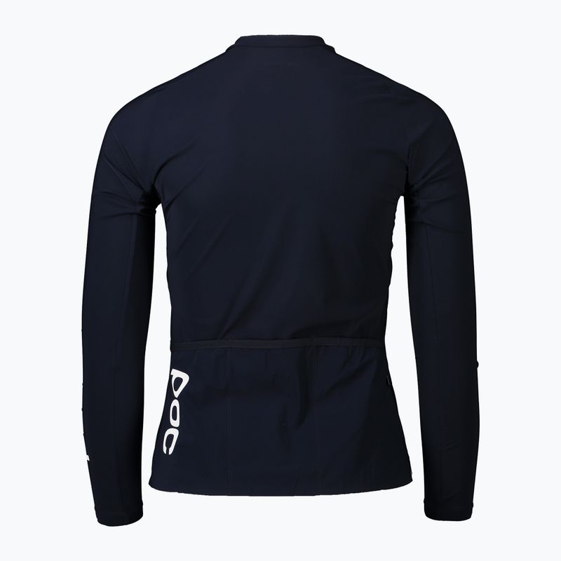 Női kerékpáros hosszú ujjú POC Essential Road navy black 2