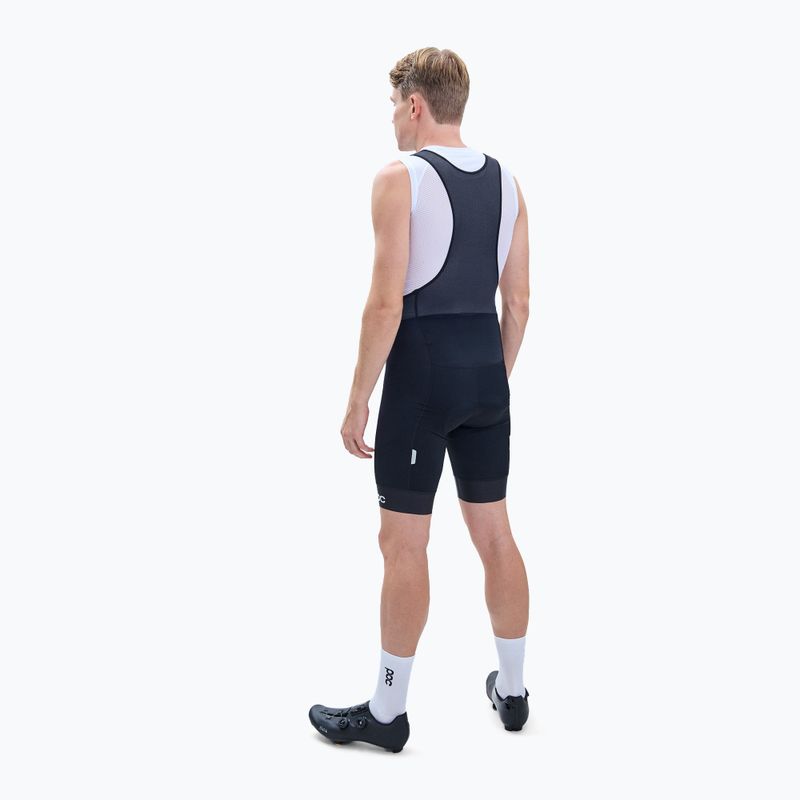 Férfi kerékpáros rövidnadrág POC Pure VPDs Bib Shorts uranium black/uranium black 3