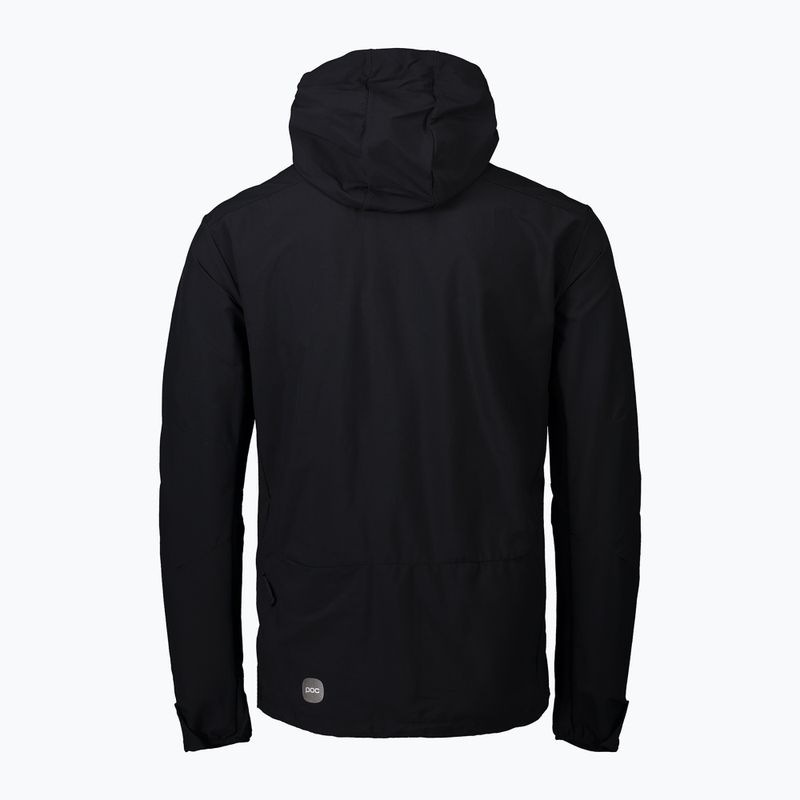 Férfi kerékpáros kabát POC Transcend uranium black 2