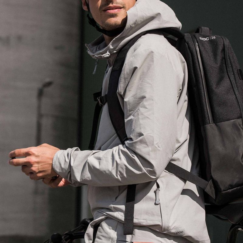 Férfi kerékpáros kabát POC Transcend alloy grey 3