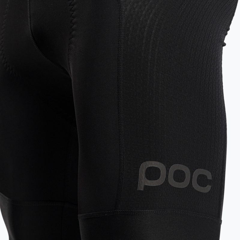 Férfi kerékpáros rövidnadrág POC Aero VPDs Bib Shorts uranium black 3