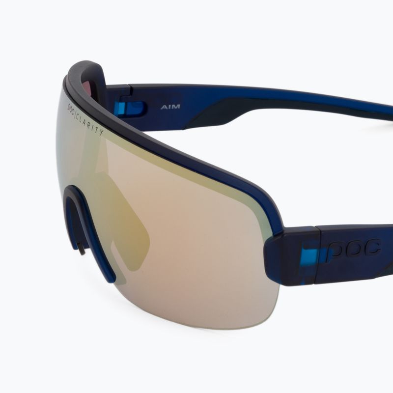 Kerékpáros szemüveg POC Aim lead blue/clarity road gold 5
