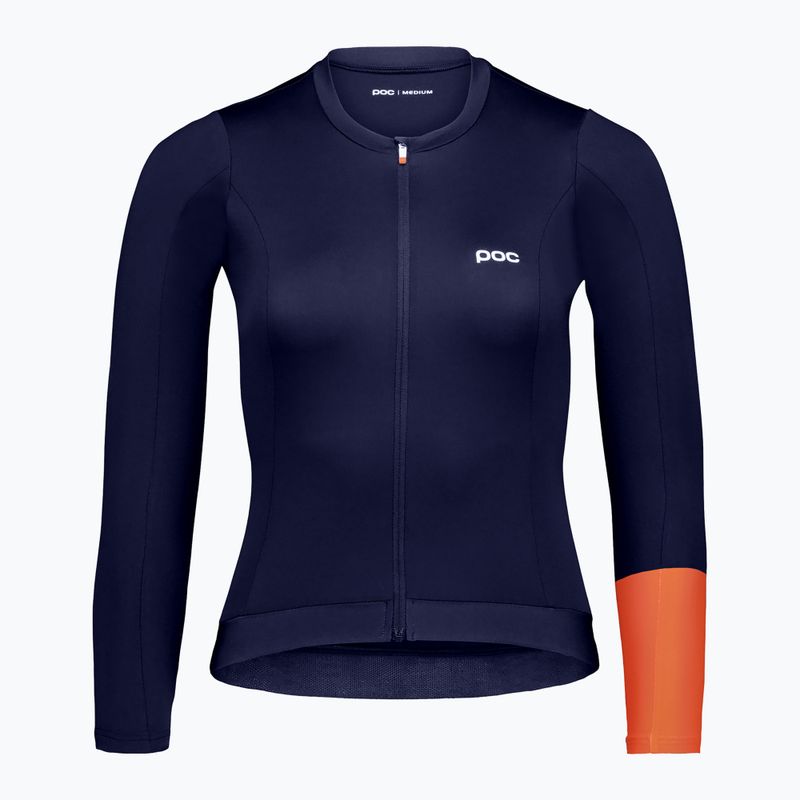 Női kerékpáros hosszú ujjú póló POC Cadence Jersey apatite navy 6
