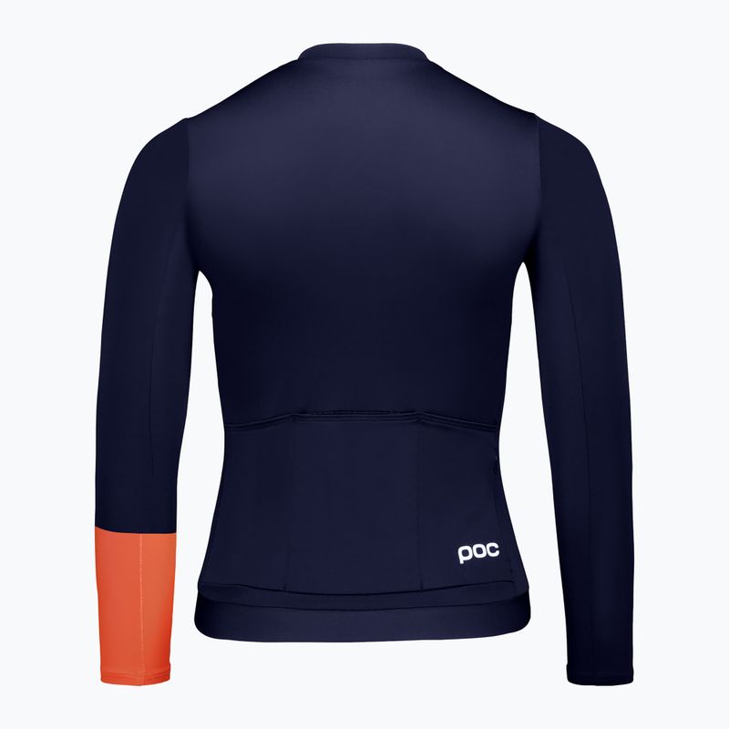 Női kerékpáros hosszú ujjú póló POC Cadence Jersey apatite navy 7
