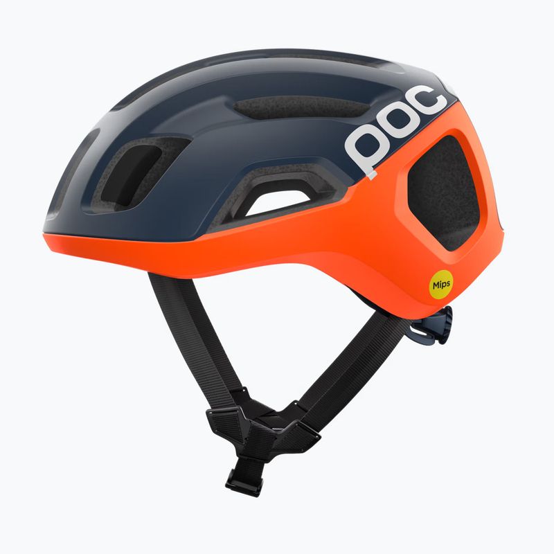 Kerékpáros sisak POC Ventral Air Mips apatite navy matt/orange matt/hydrogen white matt 4
