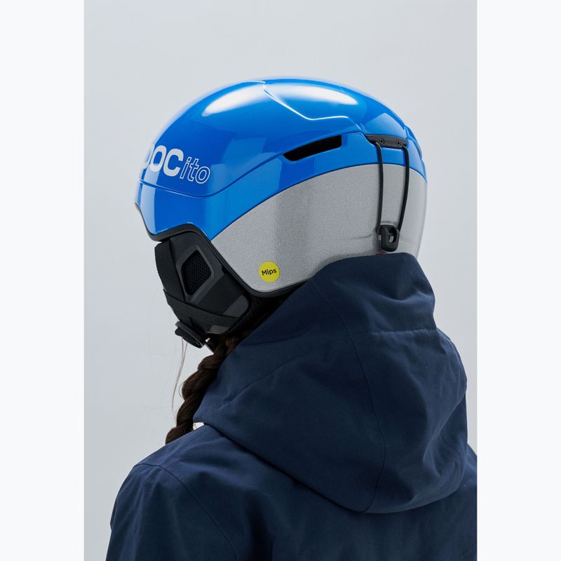 Gyerek sísisak POC Pocito Obex MIPS Jr fluorescent blue 8