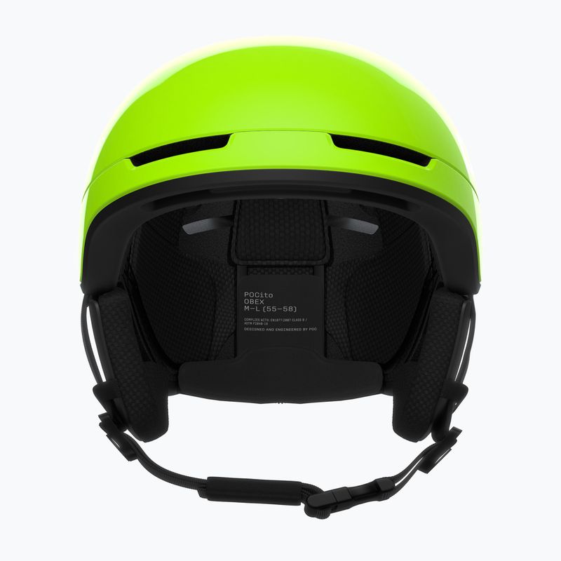 Gyerek sísisak POC Pocito Obex MIPS Jr fluorescent yellow/green 3