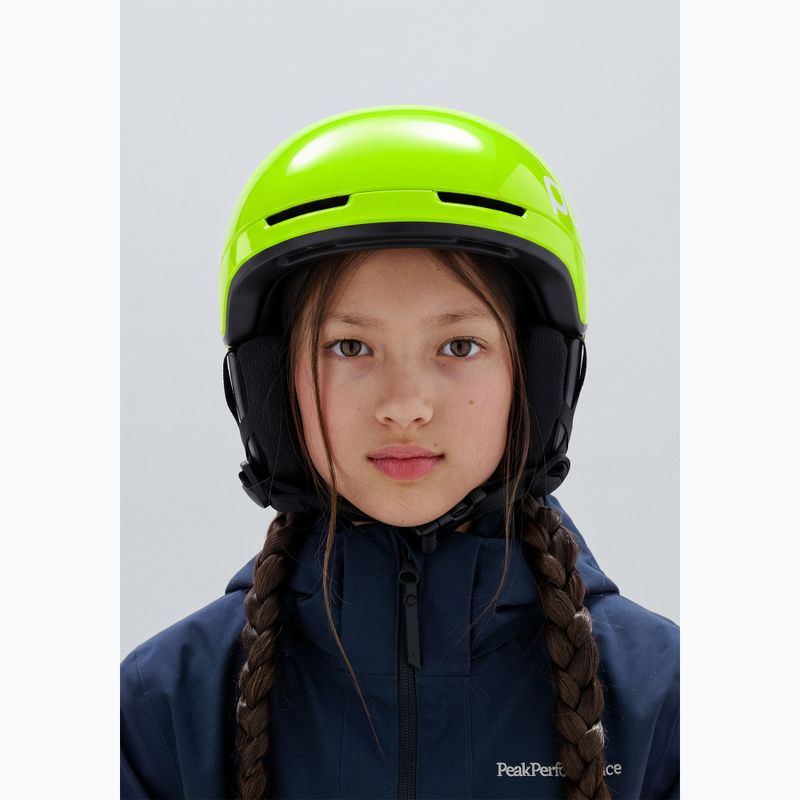 Gyerek sísisak POC Pocito Obex MIPS Jr fluorescent yellow/green 6