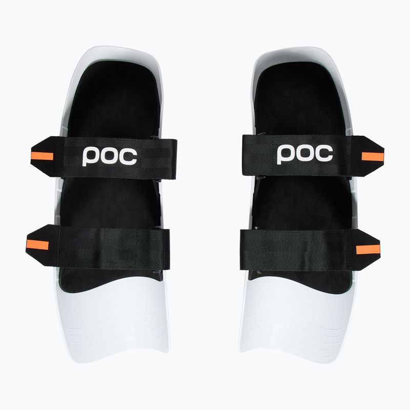 Lábszárvédők POC Shins Race hydrogen white 2