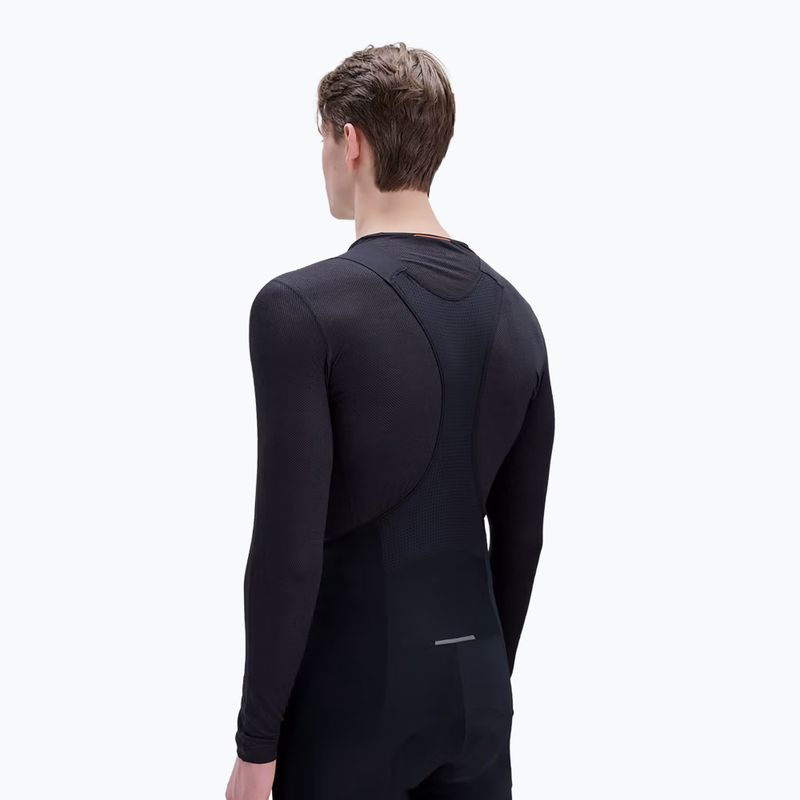 Férfi kerékpáros hosszú ujjú póló POC Layer Mid Jersey uranium black 3