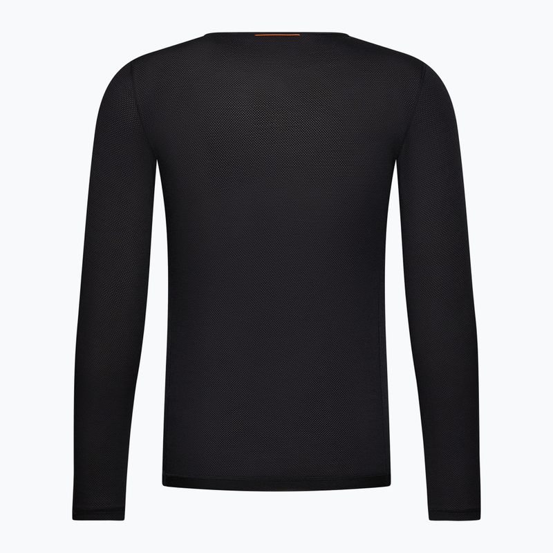 Férfi kerékpáros hosszú ujjú póló POC Layer Mid Jersey uranium black 6