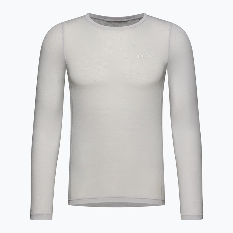 Férfi kerékpáros hosszú ujjú póló POC Layer Mid Jersey granite Grey 6