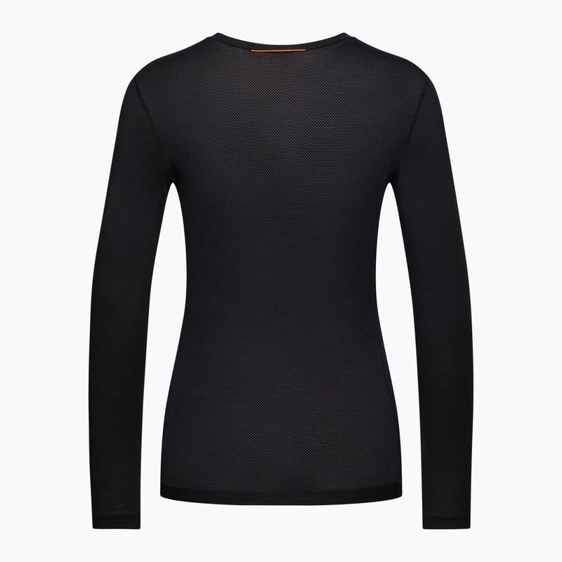 Női kerékpáros hosszú ujjú póló POC Layer Mid Jersey uranium black 6