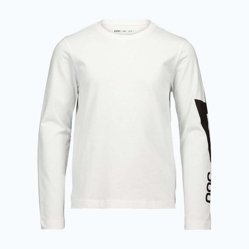 Gyermek hosszú ujjú POC Tee Jr hydrogen white 4