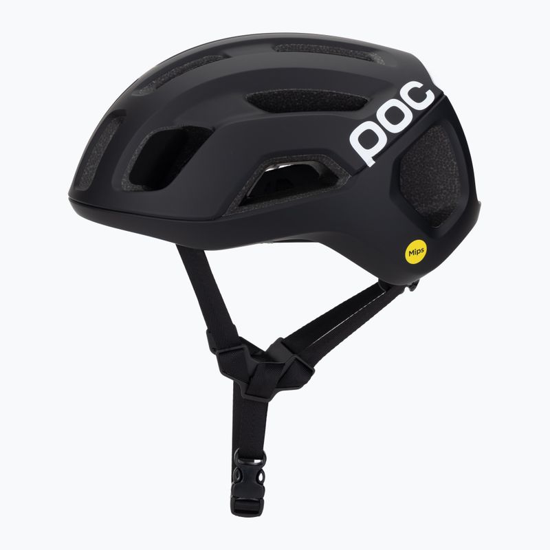 Kerékpáros sisak POC Ventral Air MIPS uranium black matt/hydrogen white w. logo 3