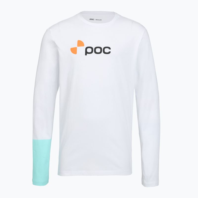 Hosszú ujjú póló POC Tee hydrogen white/lazurite blue 3