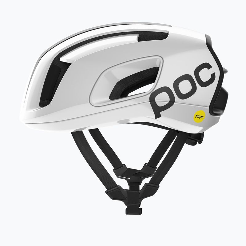 Kerékpáros sisak POC Cytal hydrogen white/uraniumb black matt with logo 2