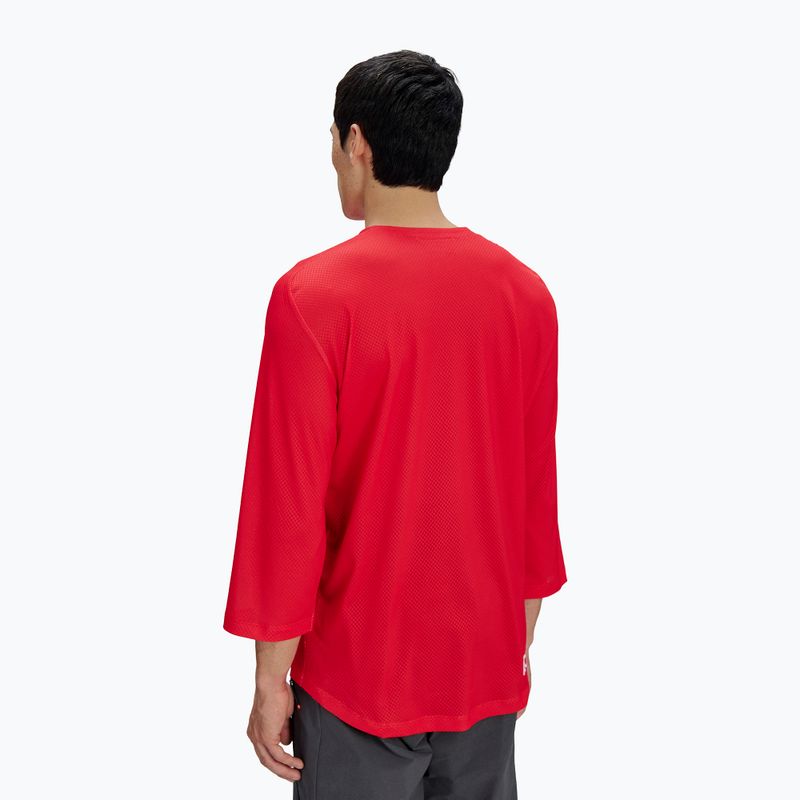 Férfi kerékpáros mez POC Motion Air Jersey 3/4 prismane red 2