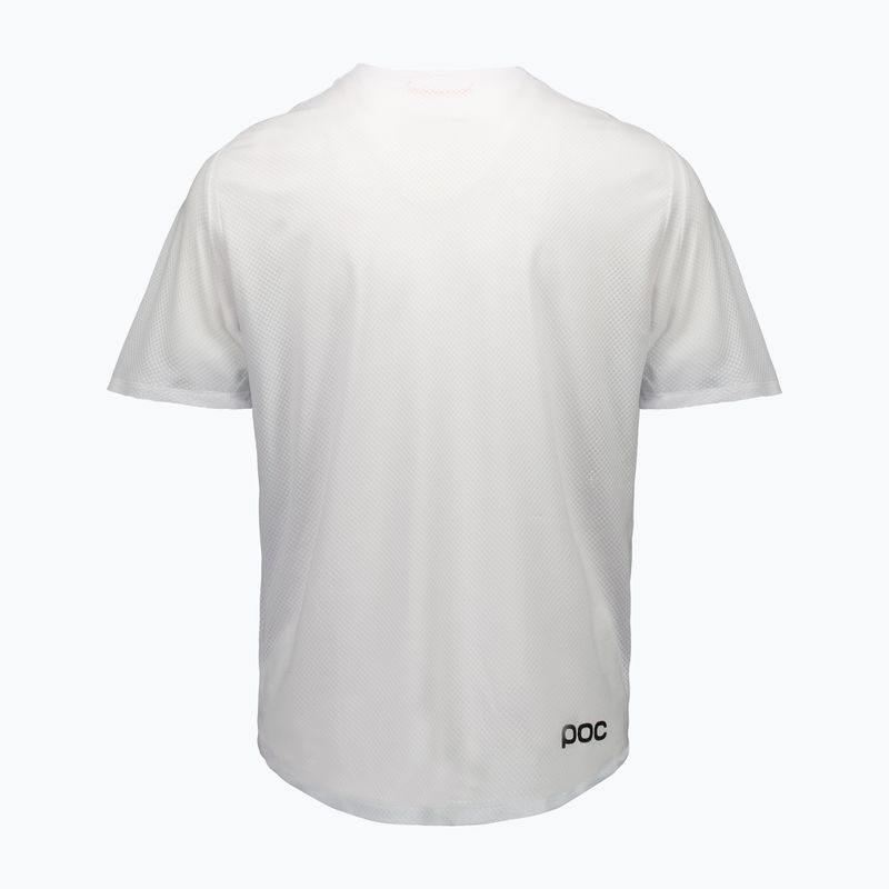 Férfi kerékpáros mez POC Motion Air Jersey hydrogen white 4