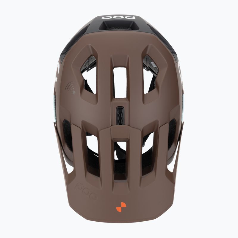Kerékpáros sisak POC Kortal Race MIPS bronzite brown matt/lazurite blue matt 6