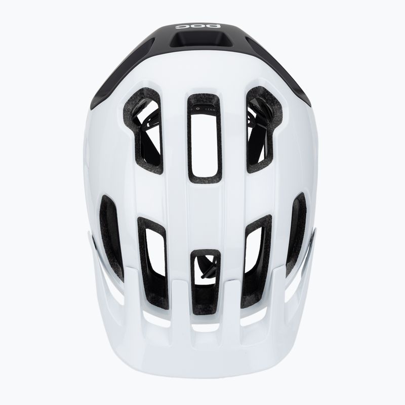 Kerékpáros sisak POC Cularis hydrogen white/uranium black matt w. logo 6