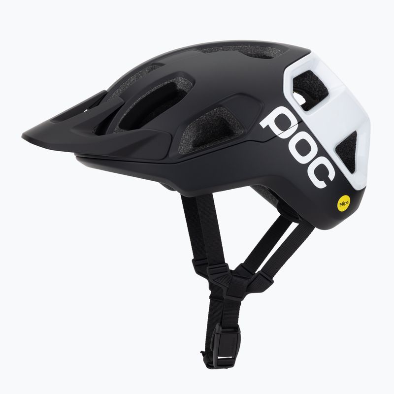 Kerékpáros sisak POC Cularis uranium black matt/hydrogen white w. logo 3