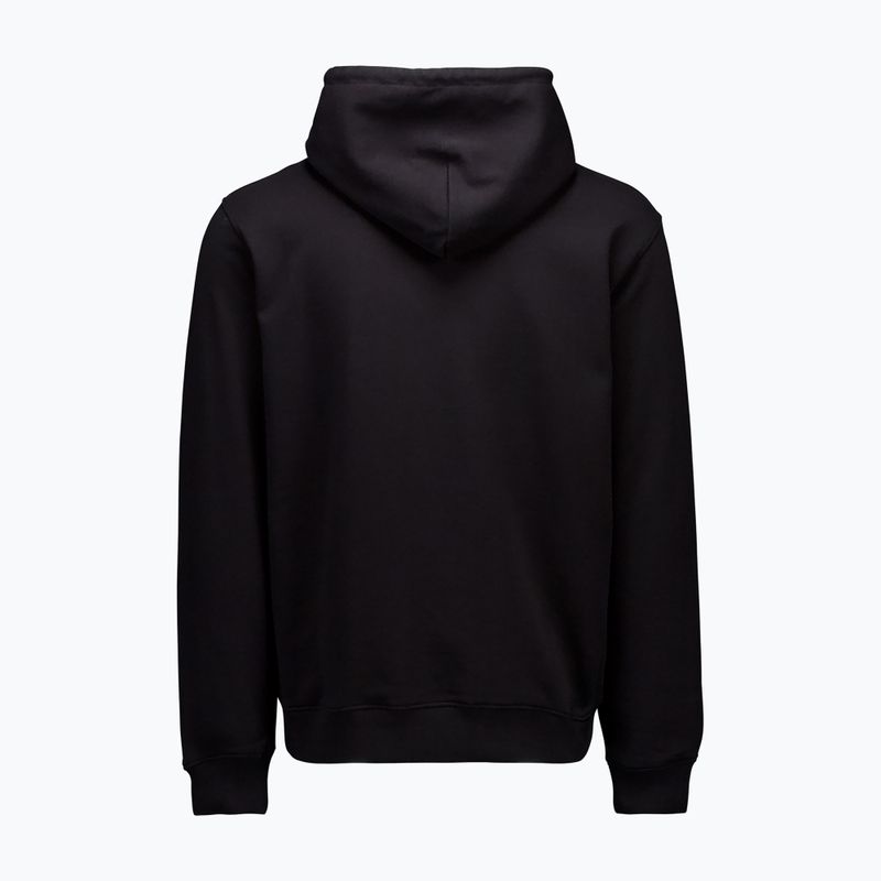 Kapucnis pulóver POC Hood uranium black/hydrogen white 2